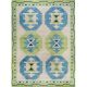 Pastel Tribal Handknotted Wool Rug